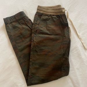 XS J.Crew lounge camo pants